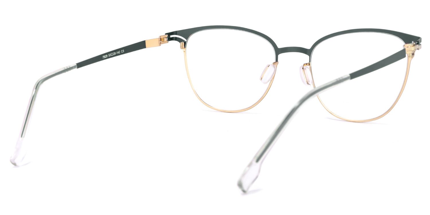 Yelena Sqaure Green Glasses | ZEELOOL Canada4