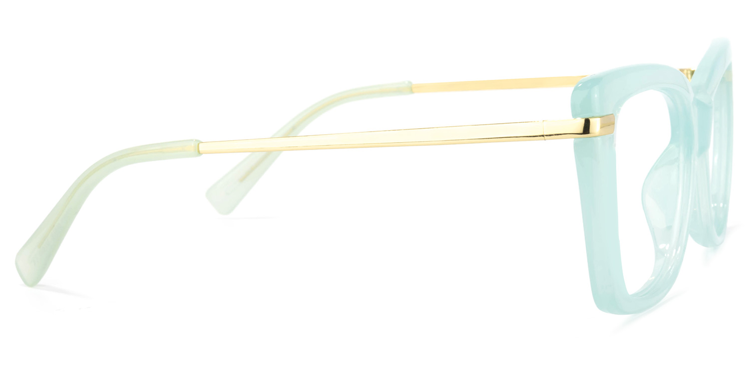 Yulia Cateye Green Glasses | ZEELOOL Canada3