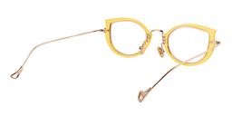 Alice Cat Eye Yellow Glasses5
