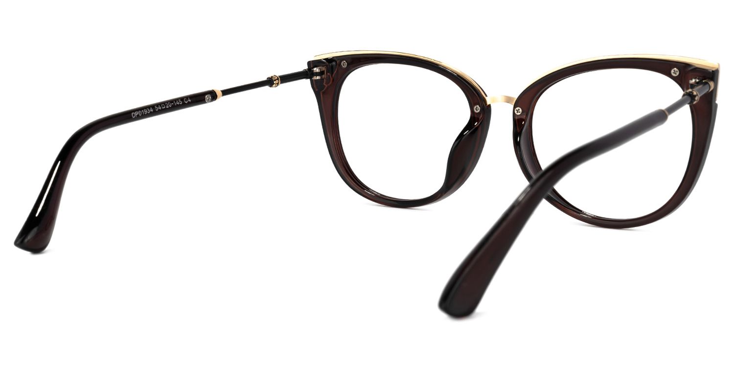 Dalton Cat Eye Burgundy Glasses | ZEELOOL Canada4