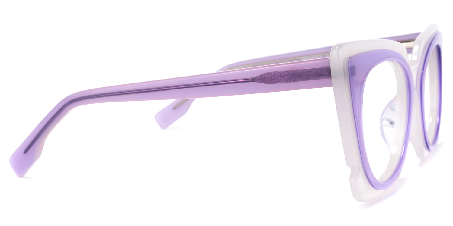 Wingate Cateye Purple Glasses | ZEELOOL Canada3