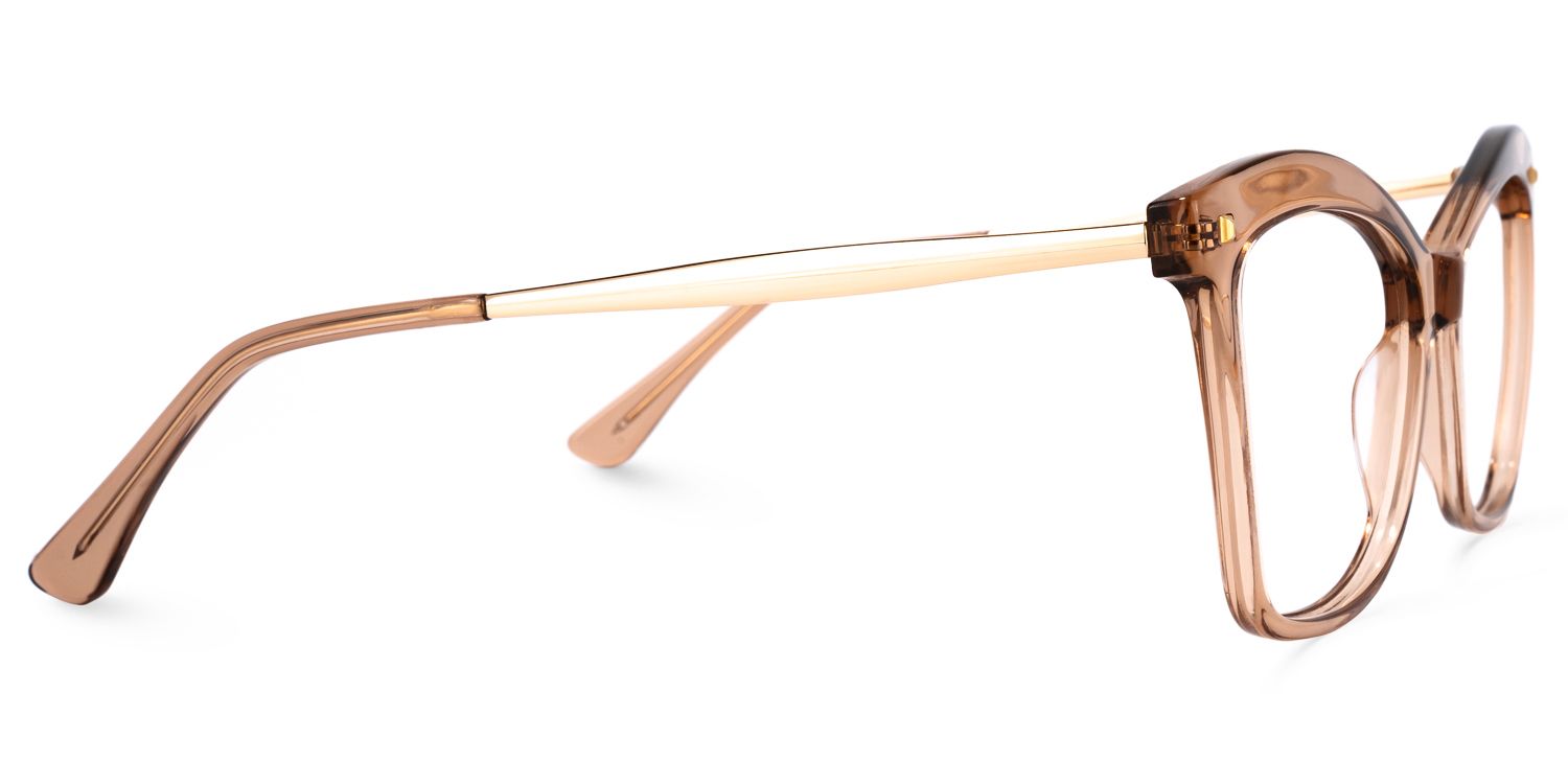 Isaebella Butterfly Beige Frame Glasses | Zeelool3