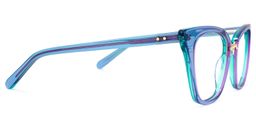 Martha Cat Eye Light-Blue Glasses3