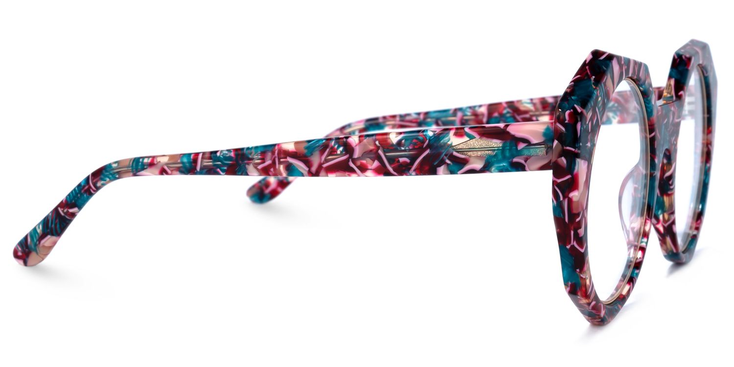 Bogar Geometric Floral Glasses | ZEELOOL Canada3