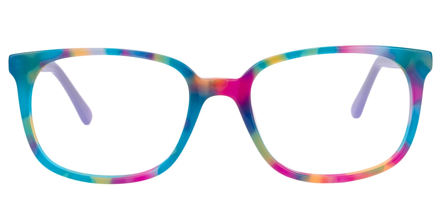 Rectangle Blue Glasses | ZEELOOL Canada0
