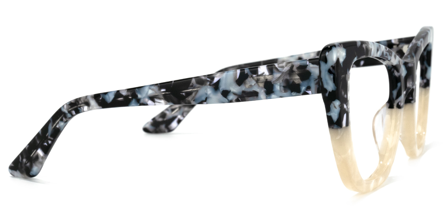 Lewis Cateye Marble Glasses3