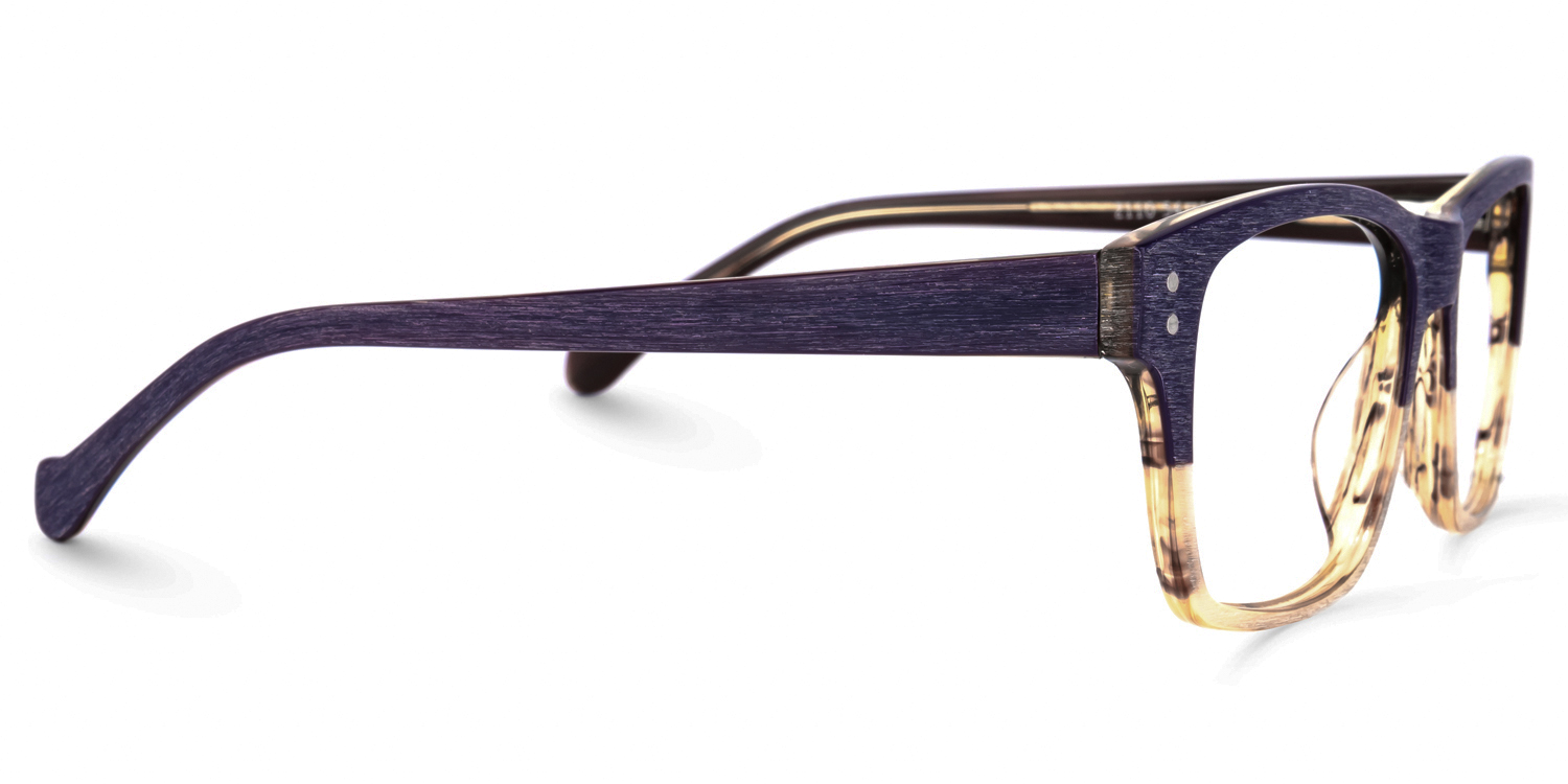 Karout Sqaure Purple Glasses | ZEELOOL Canada3