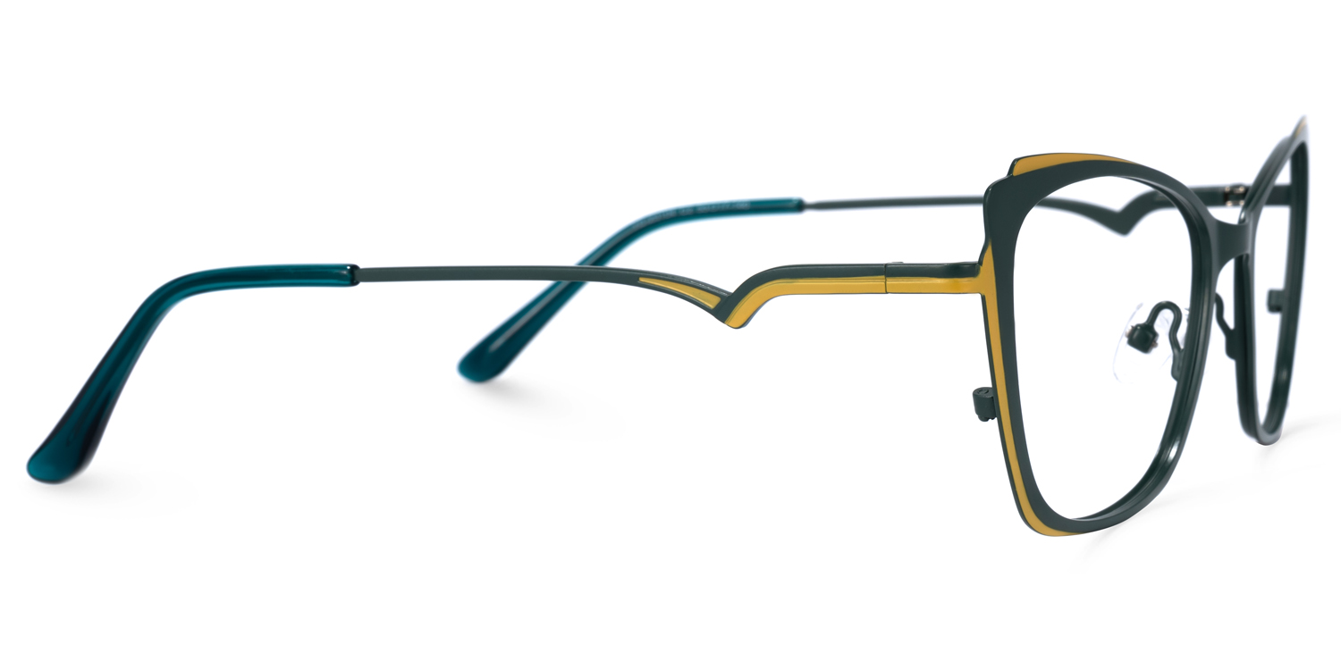 Divas Cateye Green Glasses | ZEELOOL Canada3