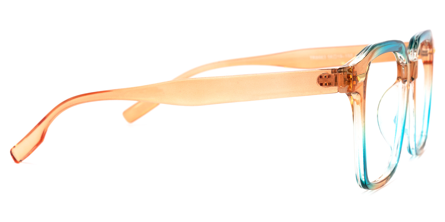 Rivera Square Blue-Orange Glasses | ZEELOOL Canada3