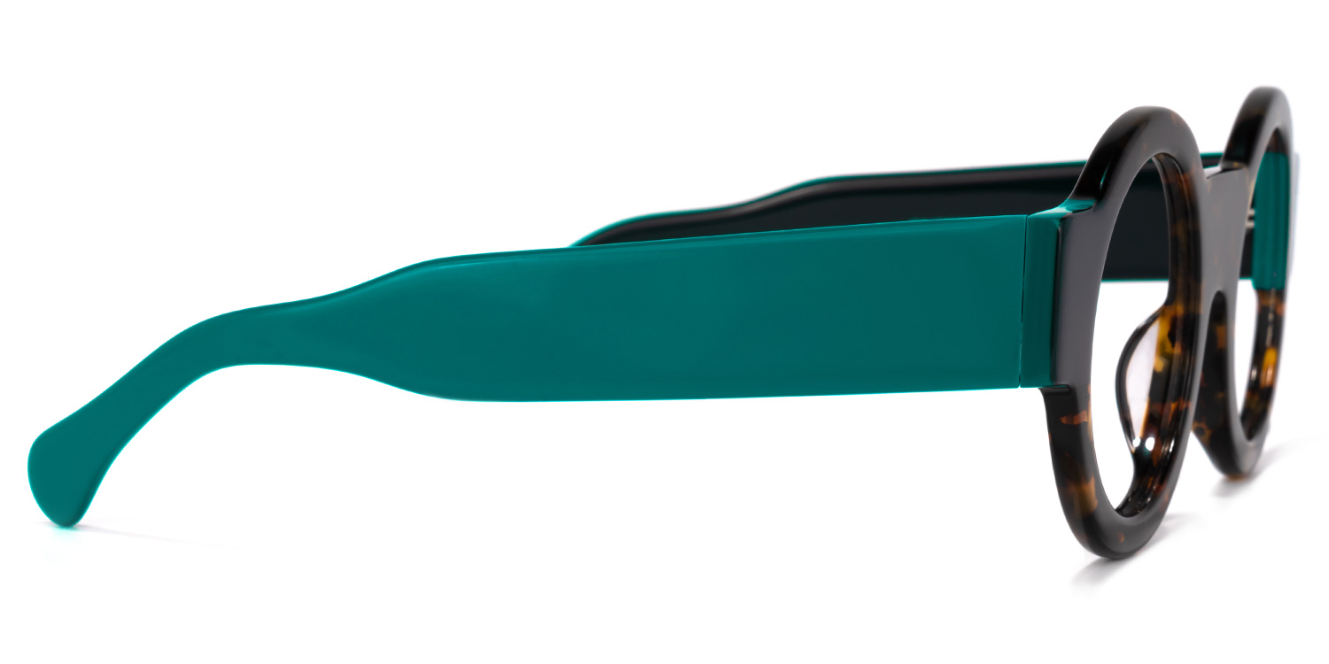 Hardnett Round Tortoise Glasses | ZEELOOL Canada3