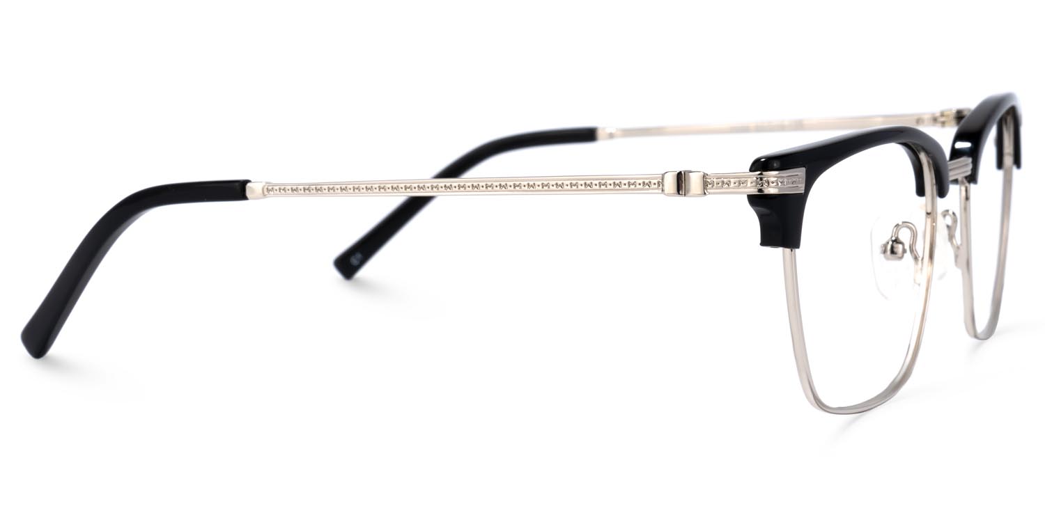 Simmons Browline Black Glasses | ZEELOOL Canada3