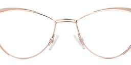Sydney Cat Eye White Glasses5