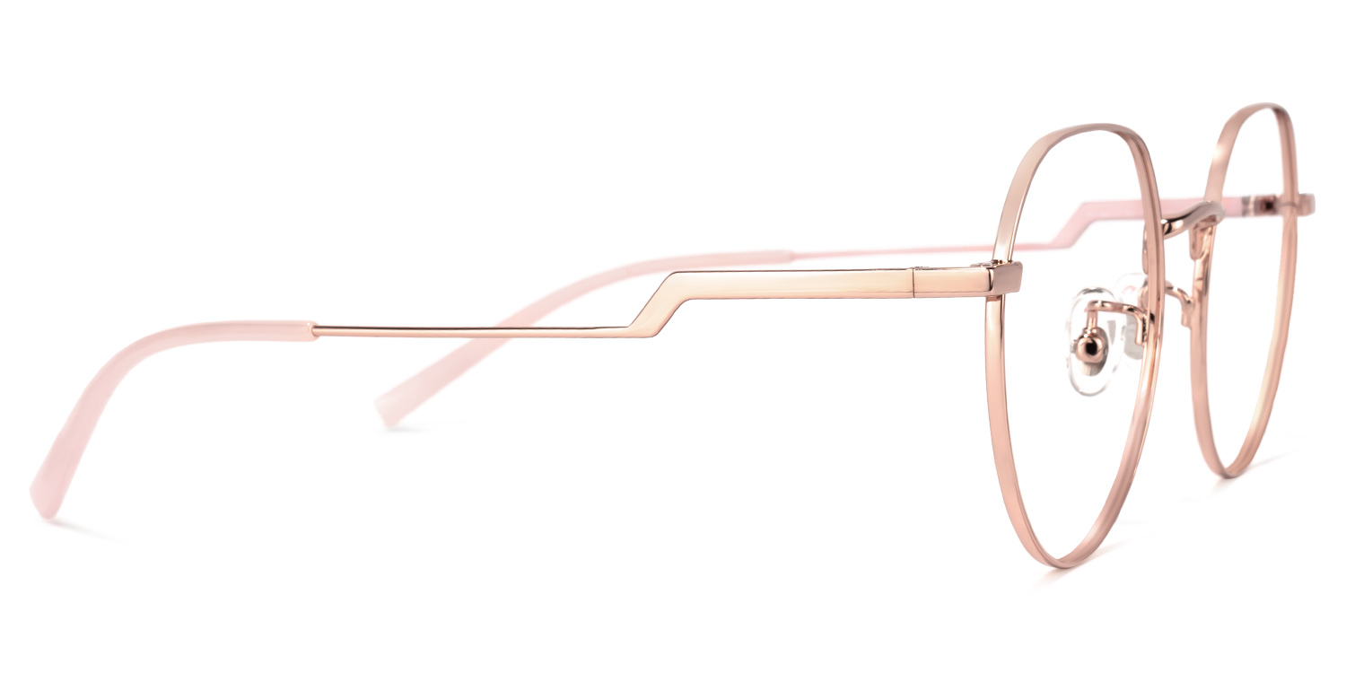 Tiffany Round Pink Glasses | ZEELOOL Canada3