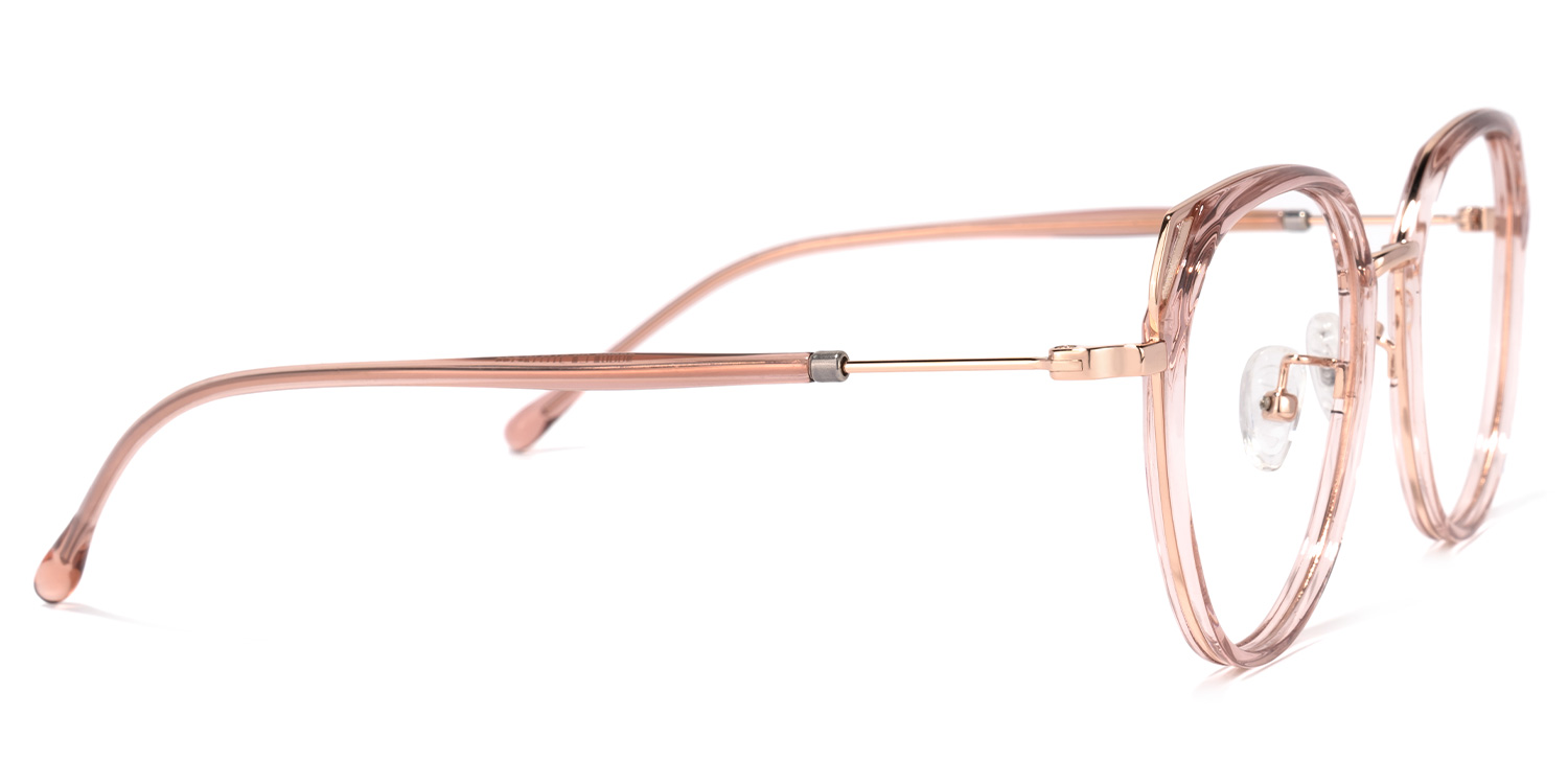Ofelia Cateye Pink Eyeglasses and Crsystal Frames3