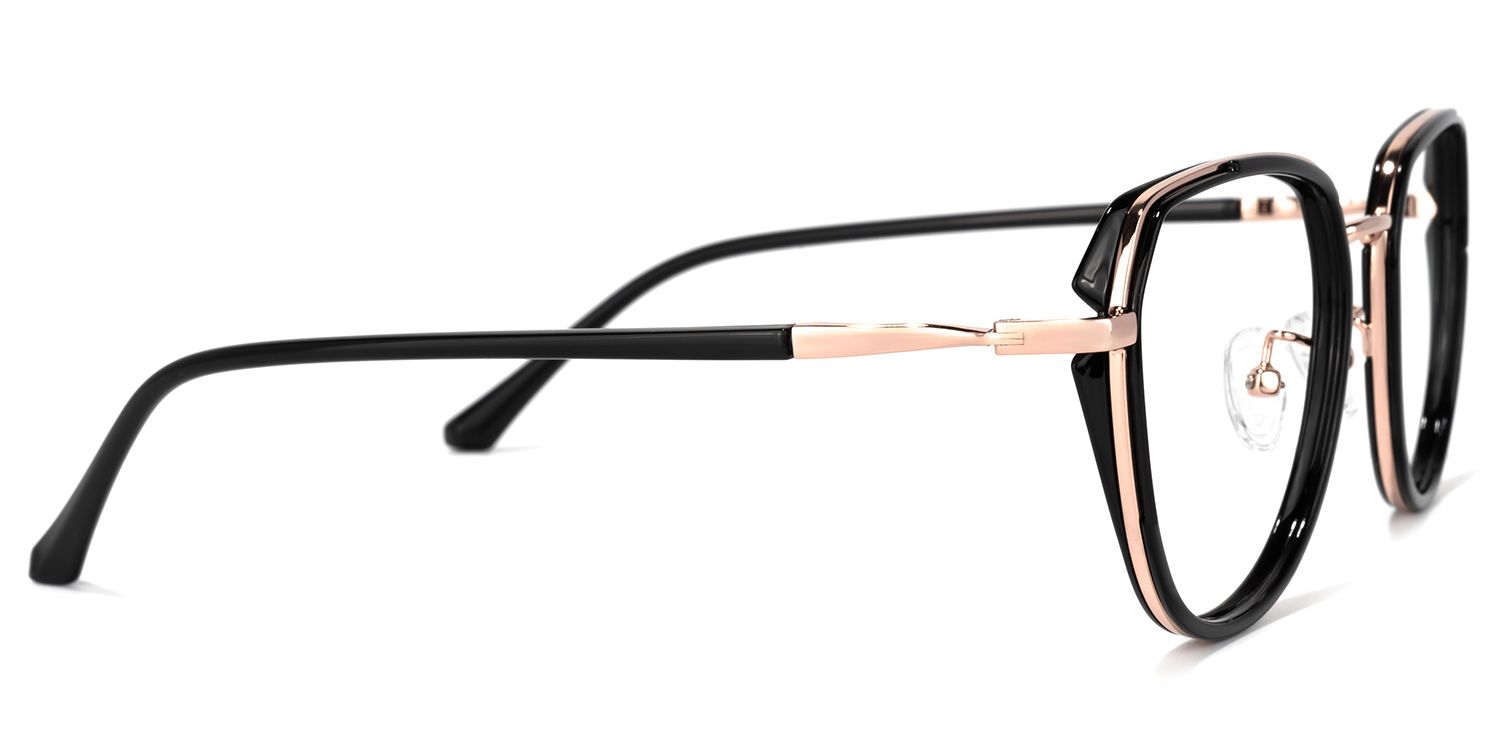 Nash Geometric Black Glasses | ZEELOOL Canada3