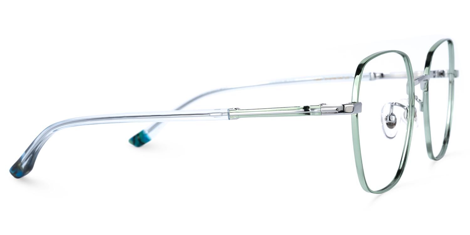 Lakeisha Square Green Glasses | ZEELOOL Canada3