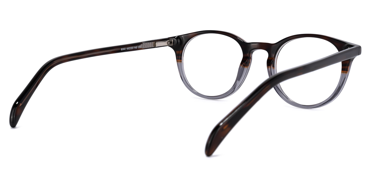 Yram Round Two-Tone Glasses | ZEELOOL Canada4