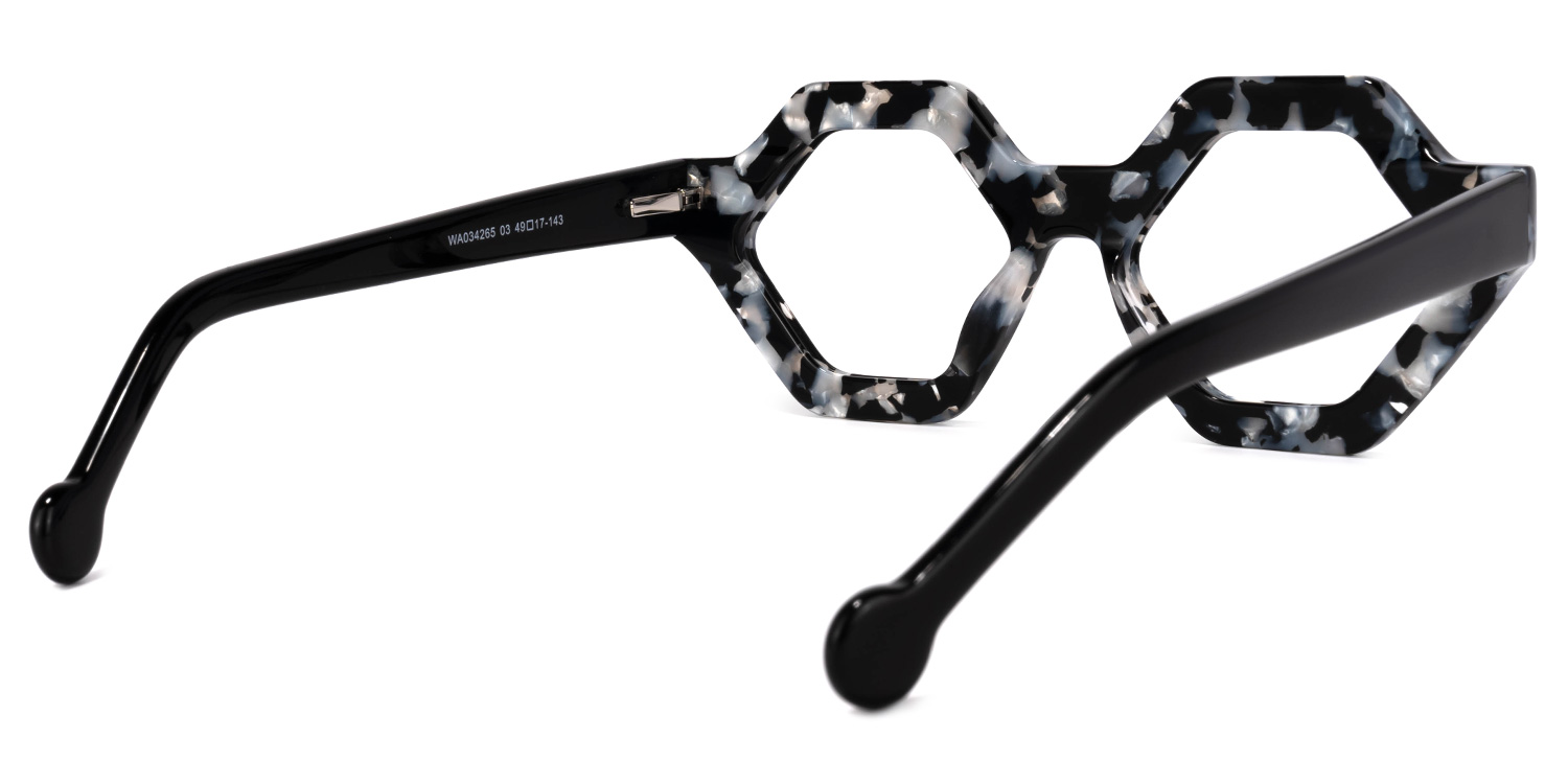 Barreto Geometric Marble Glasses | ZEELOOL Canada4