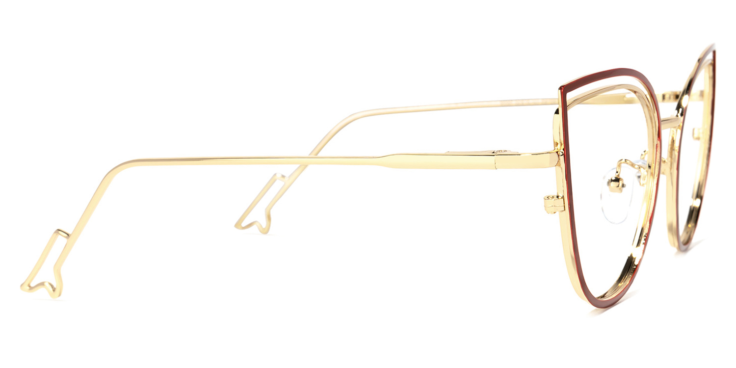 Spivey Cateye Red Glasses | ZEELOOL Canada3