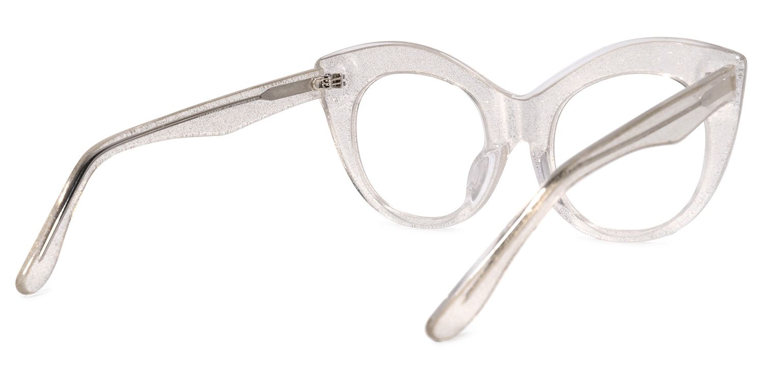 Rosemary Cateye Clear Glasses | ZEELOOL Canada4