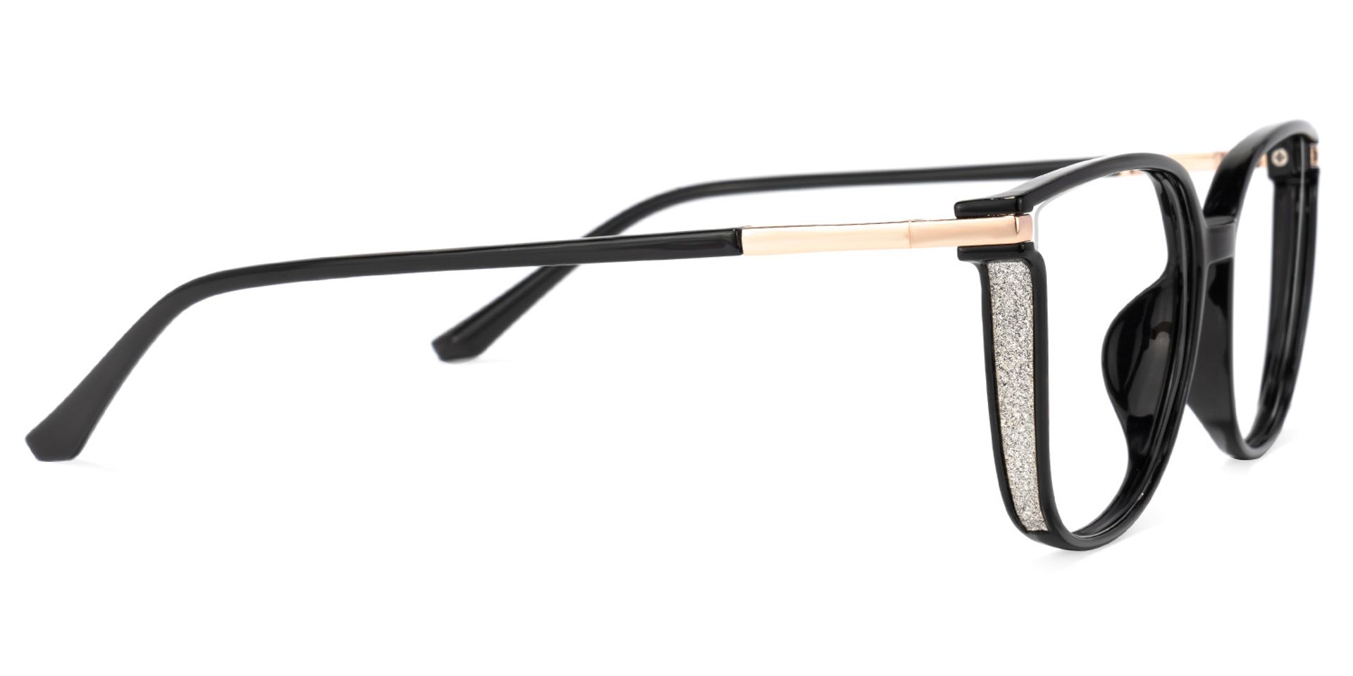 Rodz Square Black Frame Glasses with Prescription Lens5