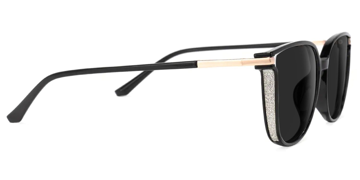 Rodz Black Square Polarized Sunglasses for Driving | ZEELOOL CA2
