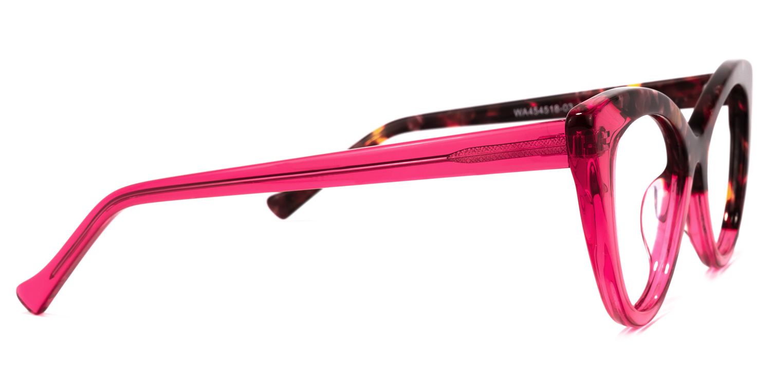 Maxine Cateye Red Glasses | ZEELOOL Canada2