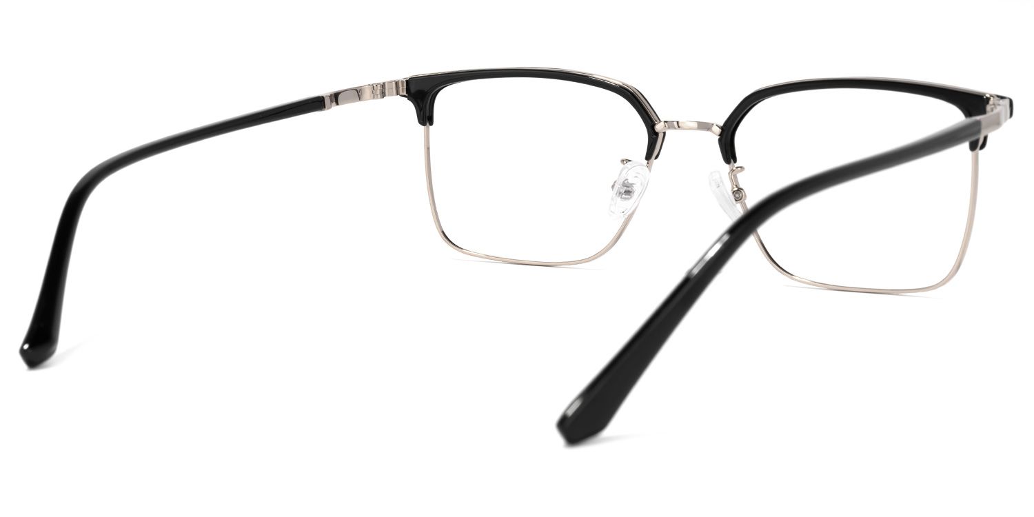Hasan Square Black Glasses | ZEELOOL Canada3