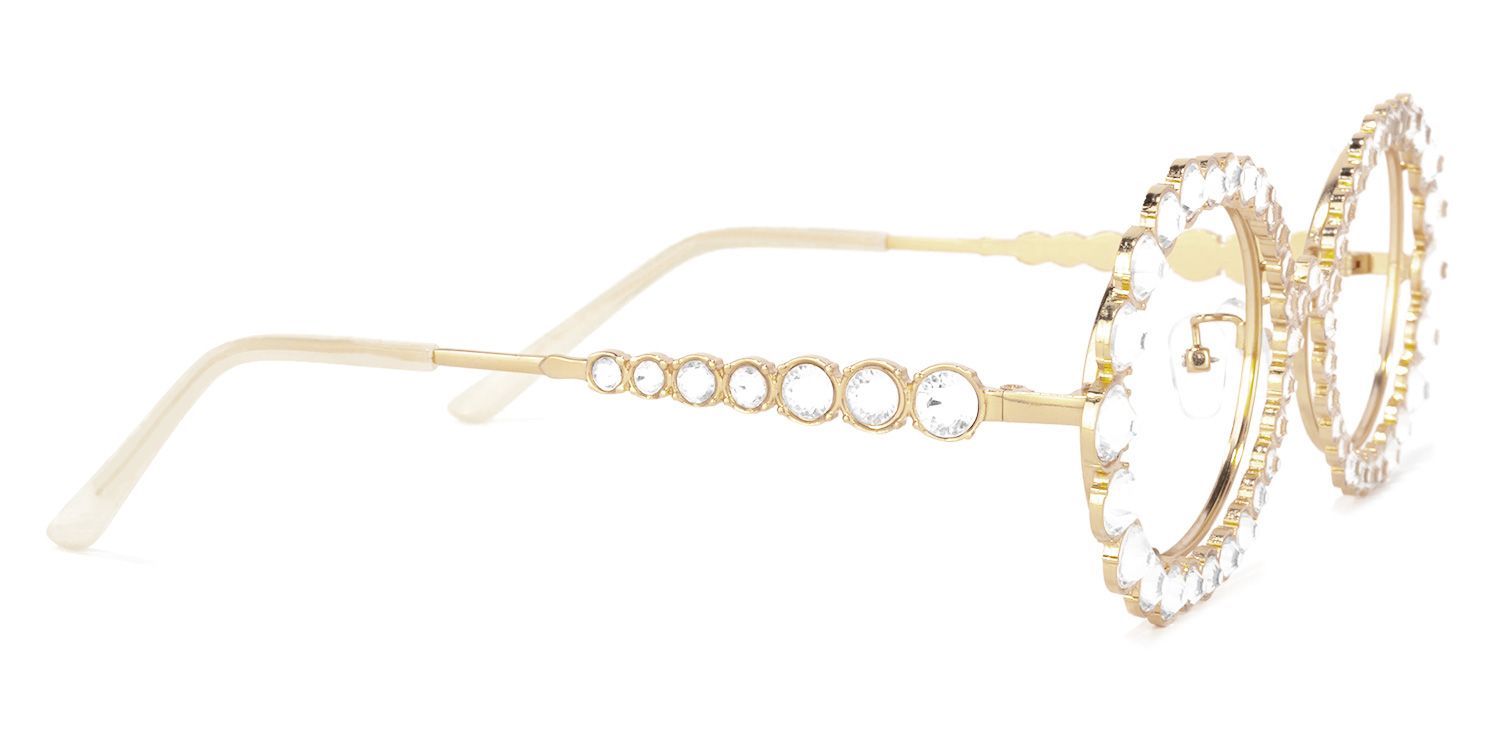 Luheiden Oval Gold Glasses | ZEELOOL Canada3