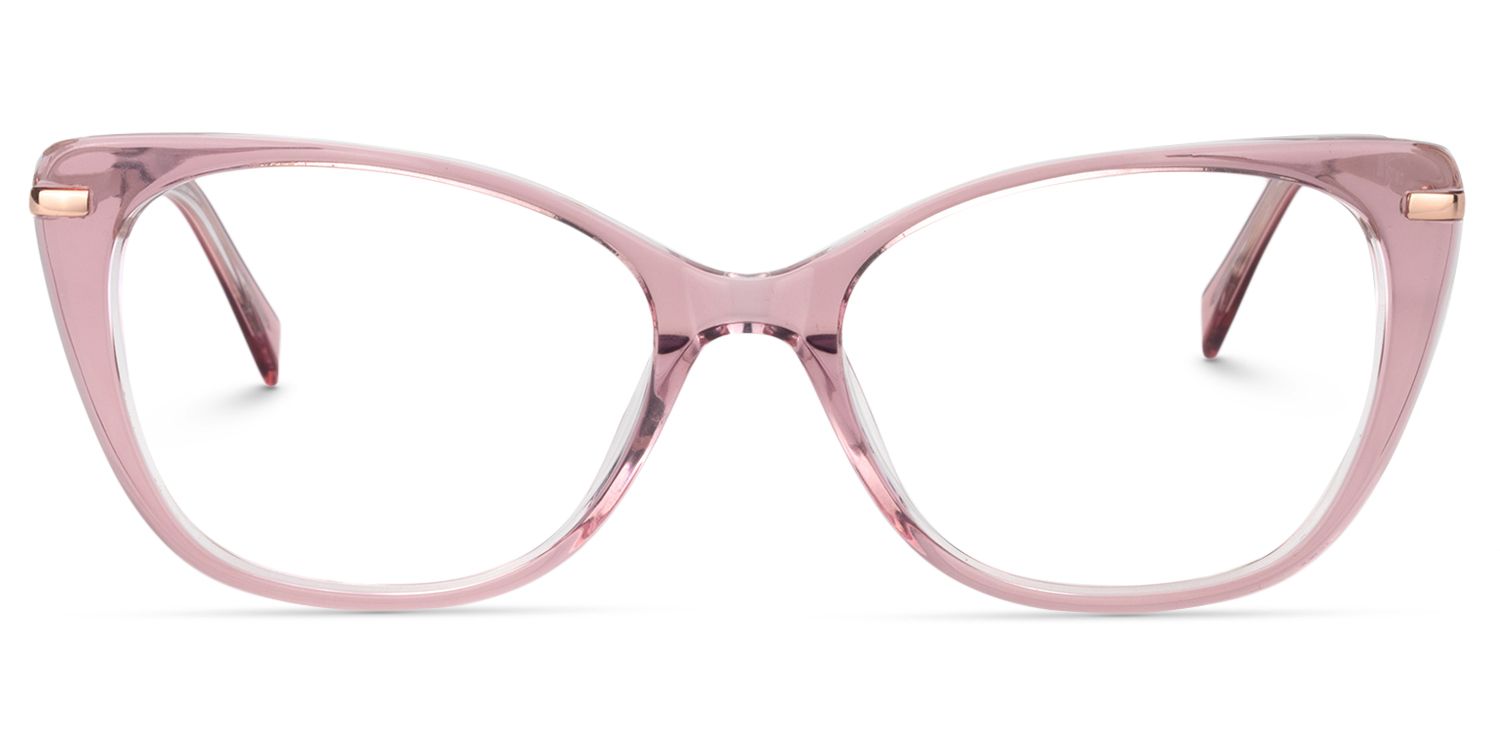 Cat Eye Pink Glasses | ZEELOOL Canada0