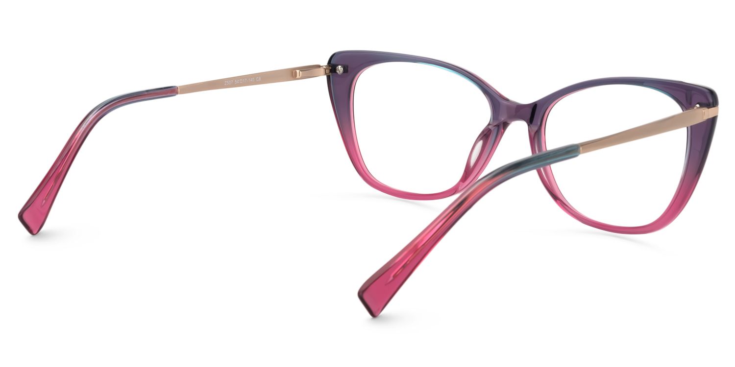 Cat Eye Red Glasses | ZEELOOL Canada5