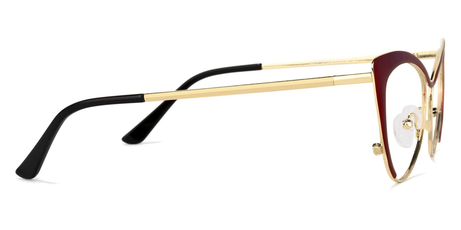 Cateye Red Glasses | ZEELOOL Canada3
