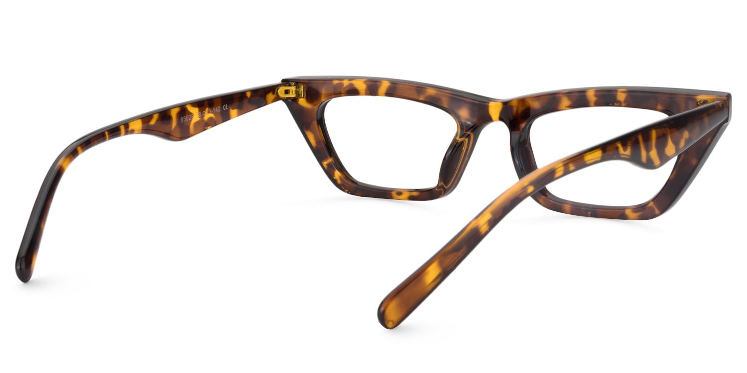 Channon Cat Eye Yellow Tortoise Glasses5