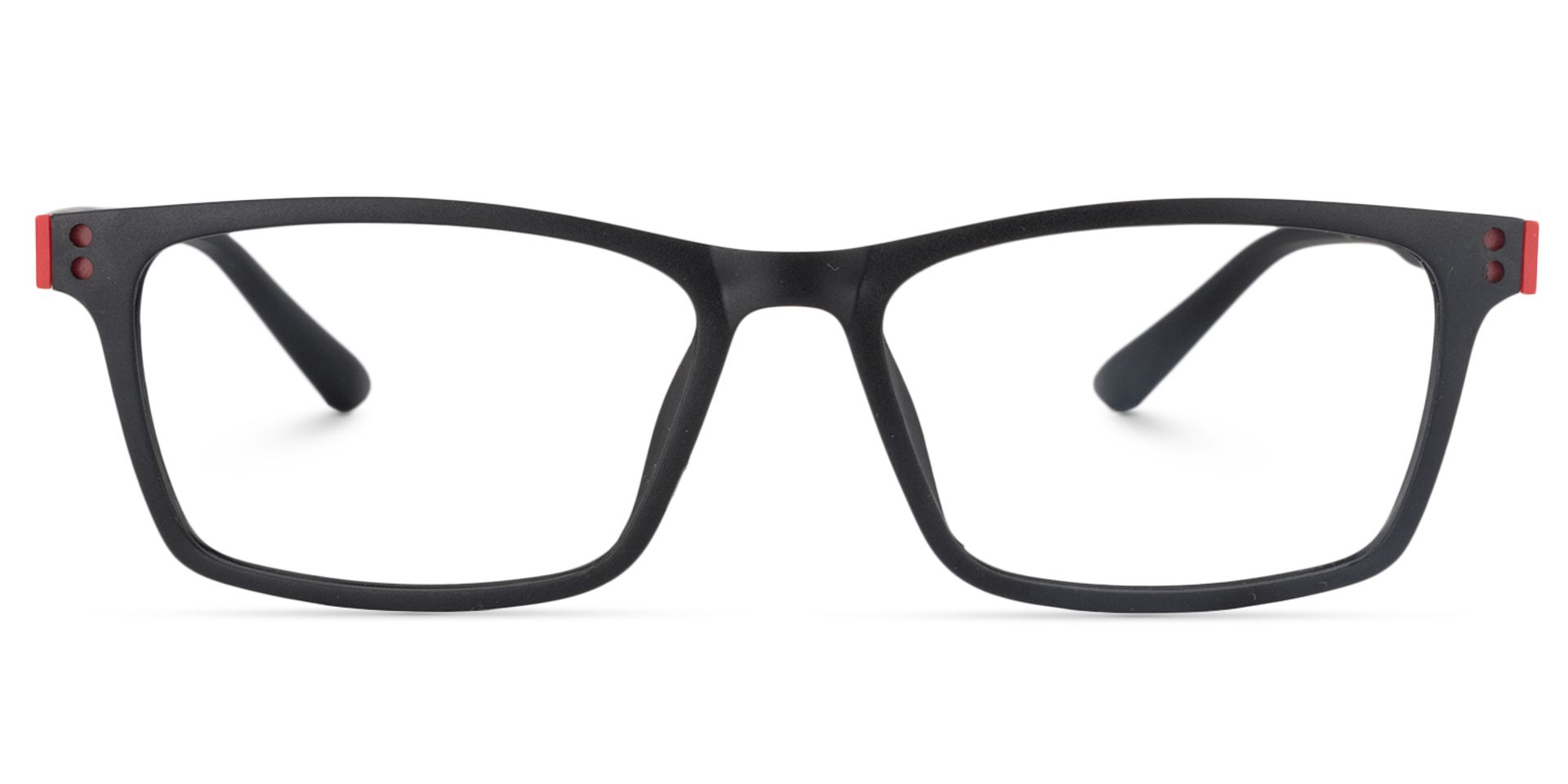 Cheche Rectangle Black Eyeglasses for Women and Men0