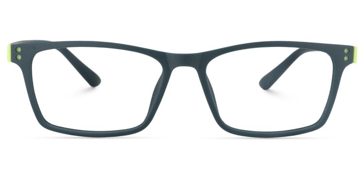 Cheche Rectangle Dark Green Glasses