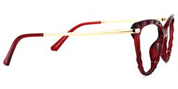 Lucas Cateye Red Glasses3