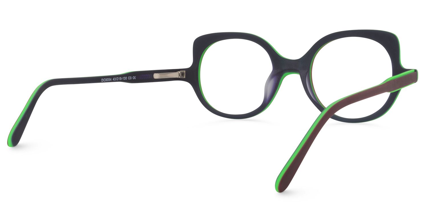 Round Dark-Red Glasses | ZEELOOL Canada5