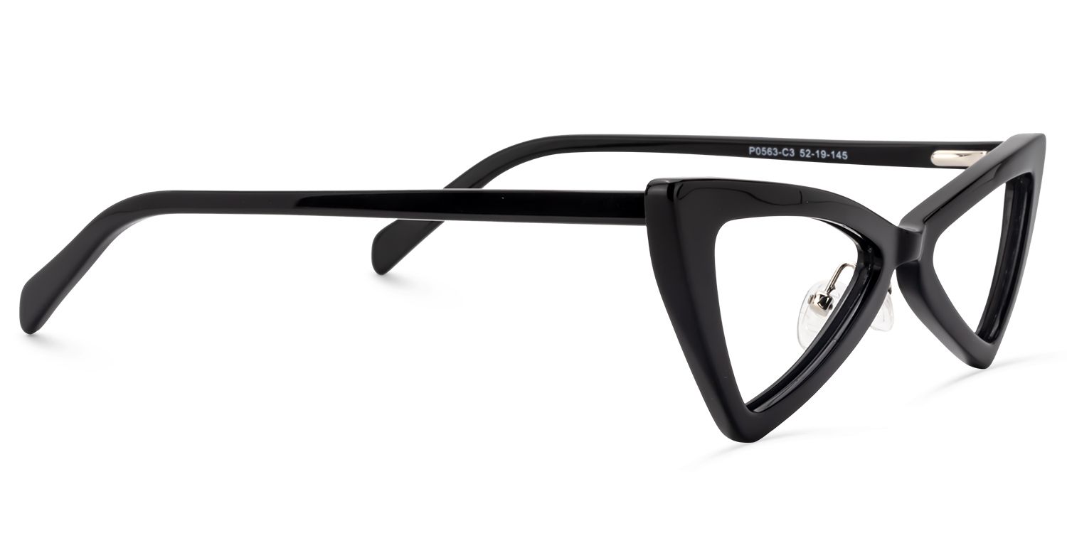 Cammie Cat Eye Black Glasses | ZEELOOL Canada3