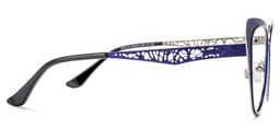 Eileen Cateye Blue Glasses3