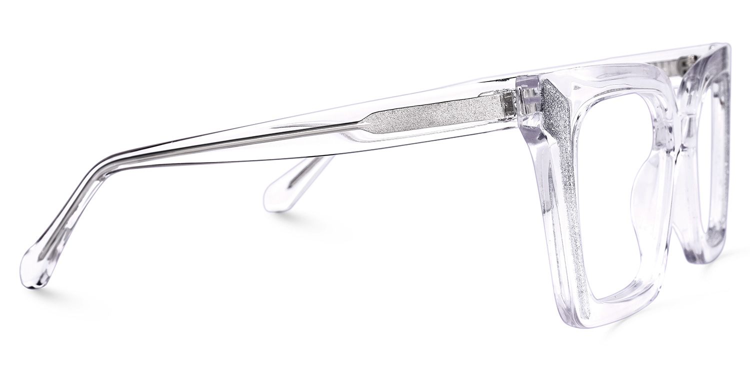 Khadra Square Clear Glasses | ZEELOOL Canada2
