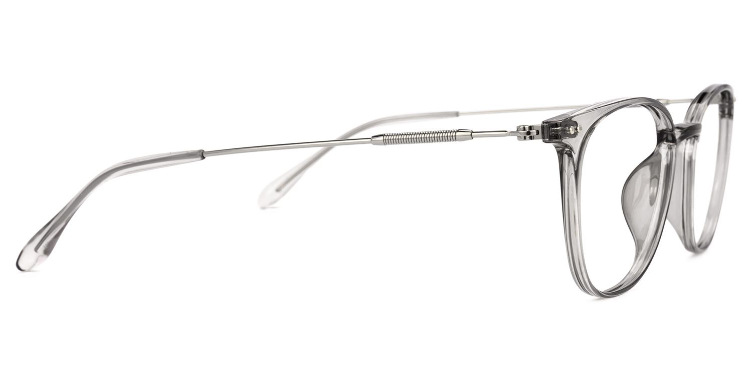 Vilanova Round Gray Glasses | ZEELOOL Canada2