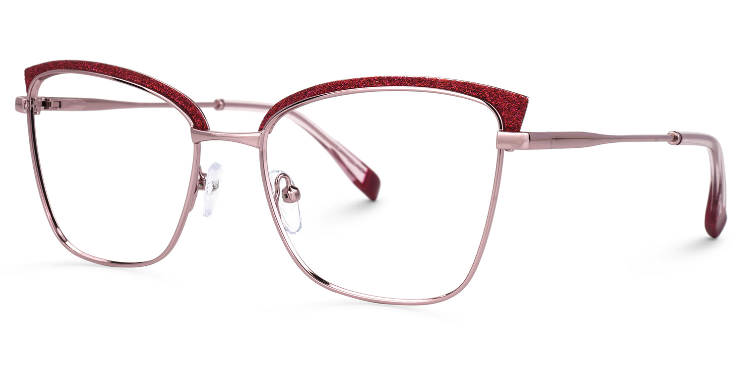Myra Cateye Red Glasses | ZEELOOL Canada1