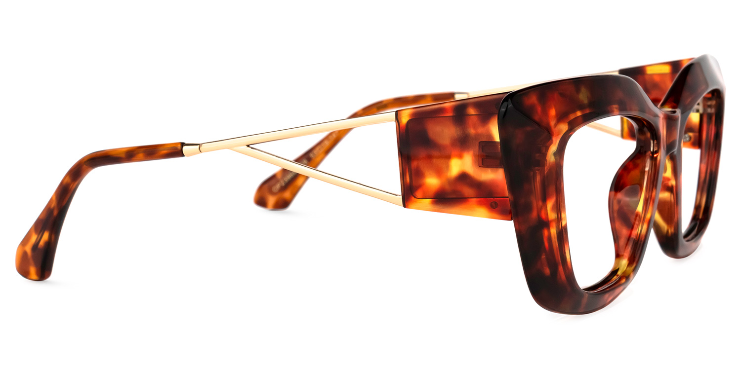 Ferrer Cateye Red-Tortoise Glasses | ZEELOOL Canada2