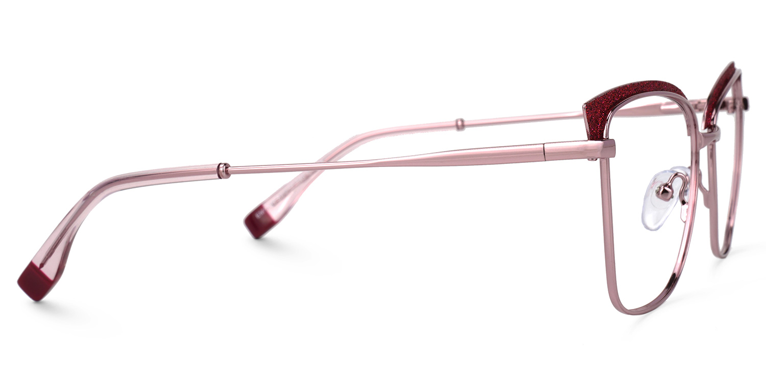 Myra Cateye Red Glasses | ZEELOOL Canada3