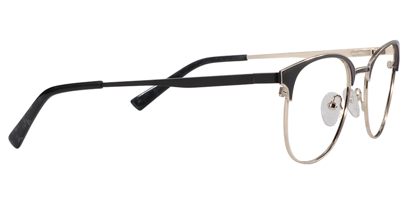 Browline Black Glasses | ZEELOOL Canada4