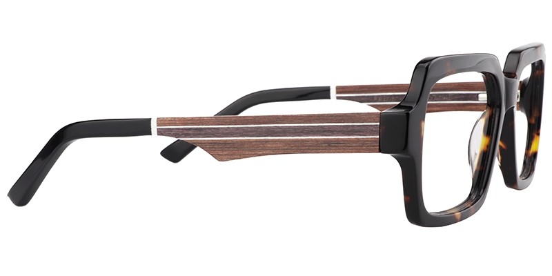 Jack Rectangle Tortoise Glasses | ZEELOOL Canada4