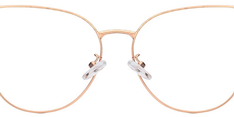 Alvina Cat Eye Gold Glasses | ZEELOOL Canada2