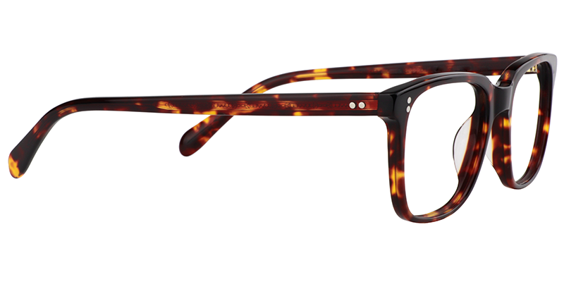 Lamont Rectangle Tortoise Frame Glasses | ZEELOOL Canada4