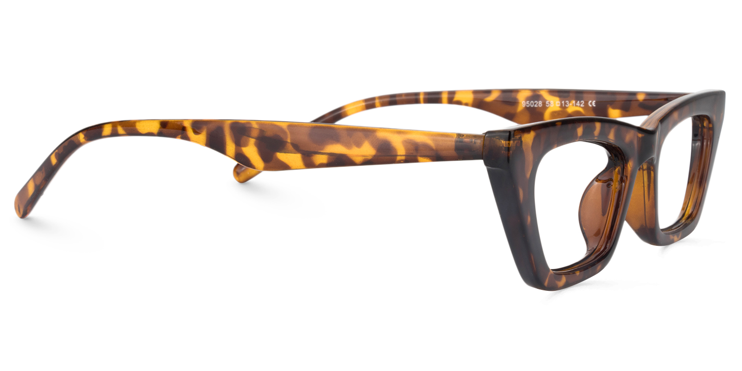 Channon Cat Eye Yellow Tortoise Glasses4