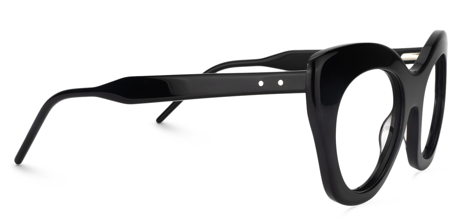 Cat-eye Black Glasses | ZEELOOL Canada4